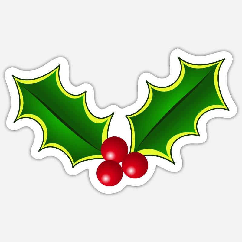 Holly - Sticker size S (10 x 10 cm) - white matte