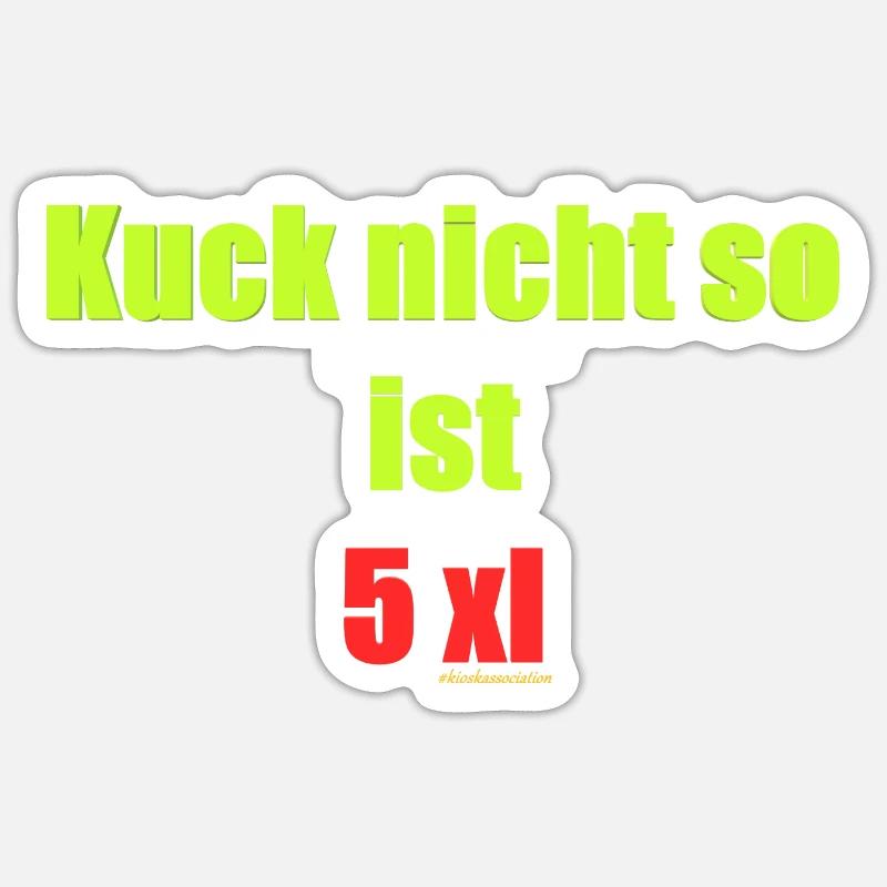 Kucknichso5xl Sticker Größe S (10 x 10 cm)