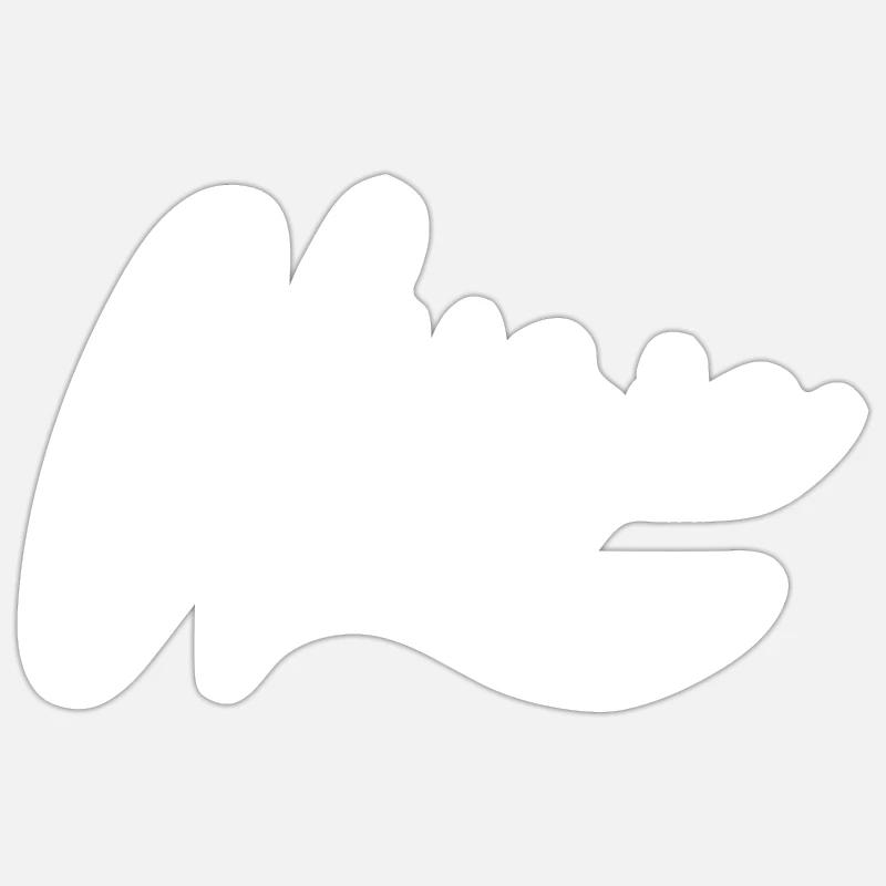 Schatz - Sticker Größe S (10 x 10 cm) - Mattweiß