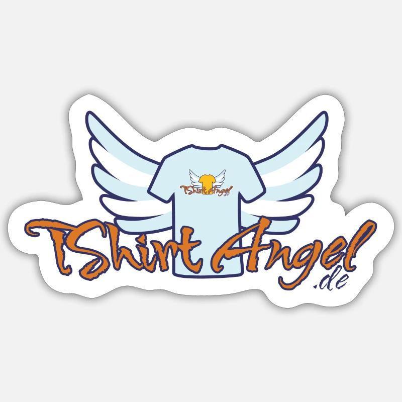 TShirtAngel.de Logo - Sticker size S (10 x 10 cm) - white matte