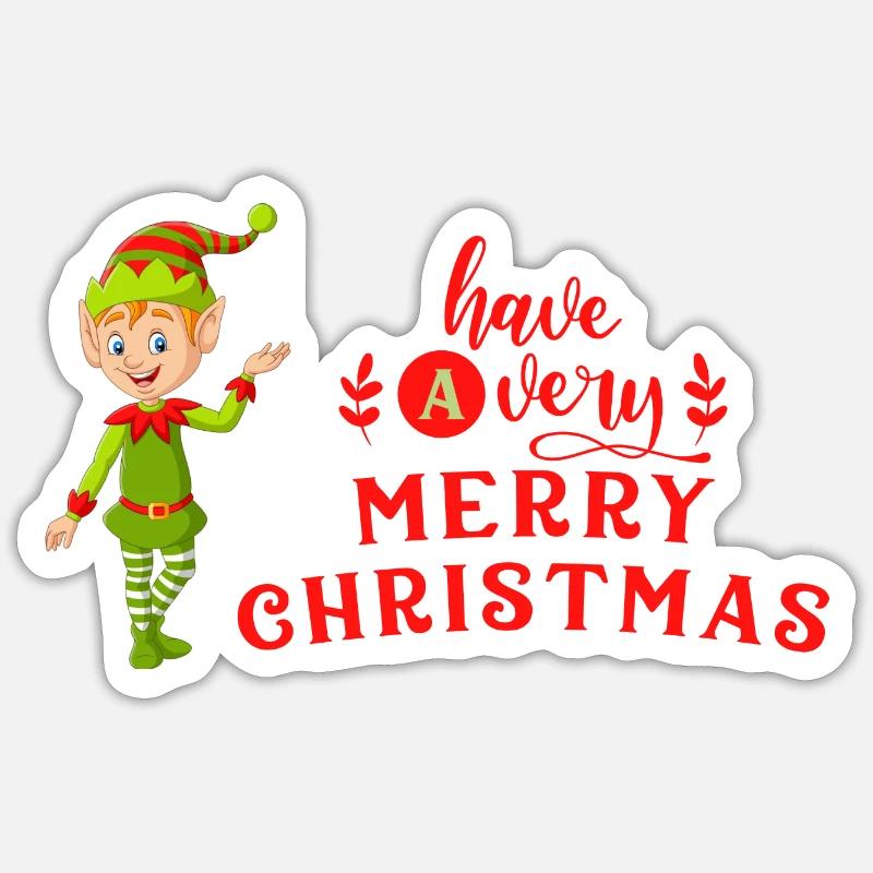 Elf Sticker Größe S (10 x 10 cm)