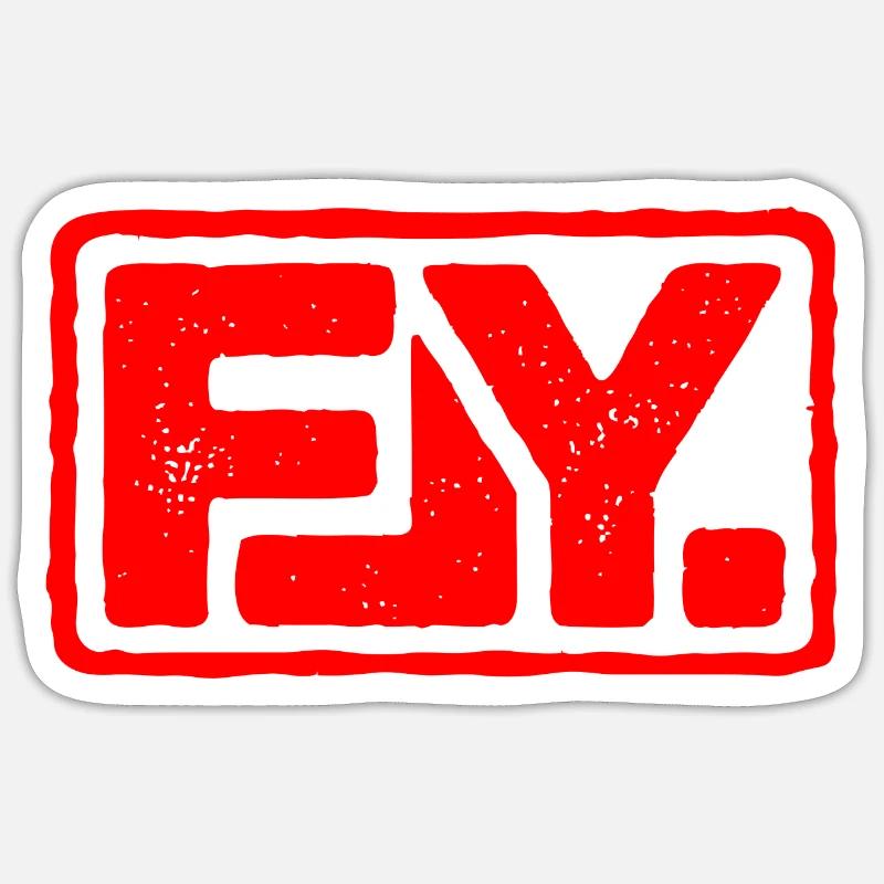 Fly - Sticker size S (10 x 10 cm) - white matte