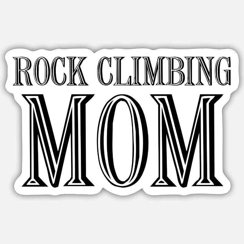 bouldering - Sticker Größe S (10 x 10 cm) - Mattweiß