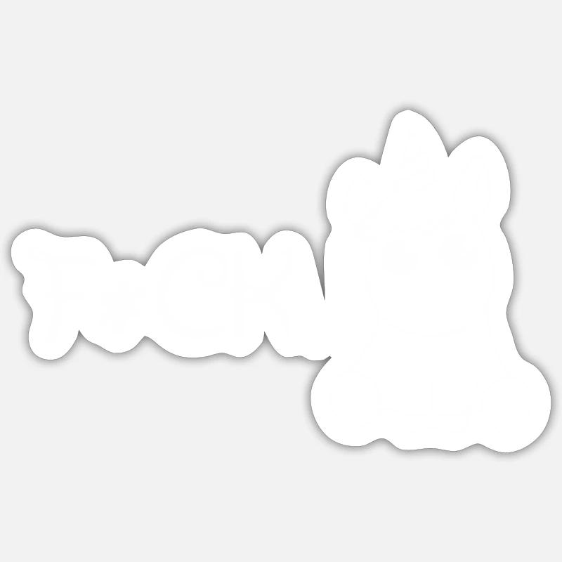 F**K Einhorn Sticker Größe S (10 x 10 cm)