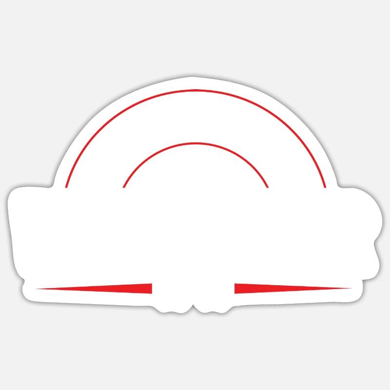 Fleischer Beruf - Sticker Größe S (10 x 10 cm) - Mattweiß