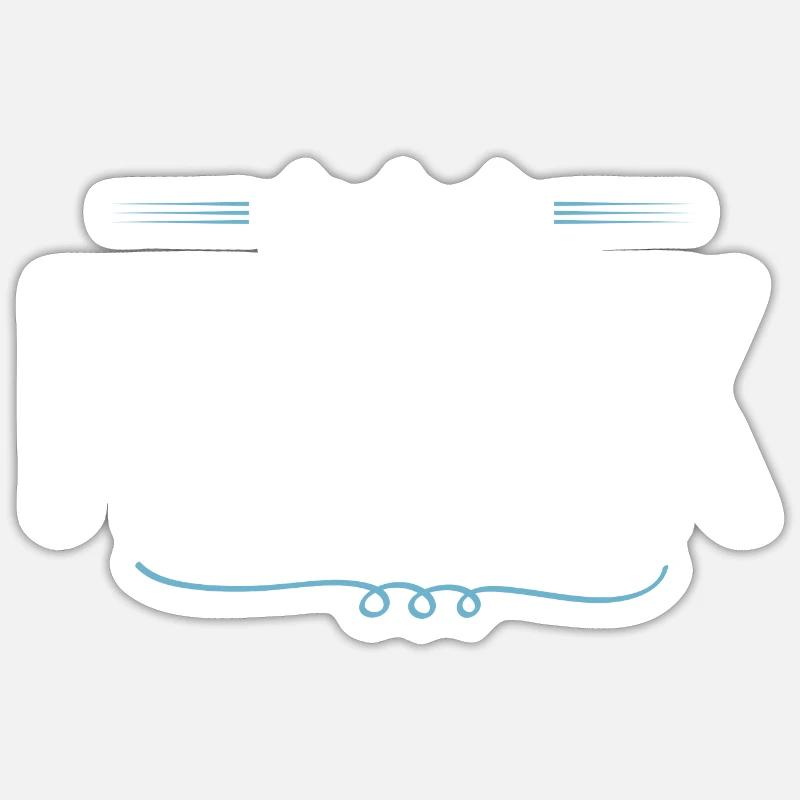 Frank - Sticker Größe S (10 x 10 cm) - Mattweiß