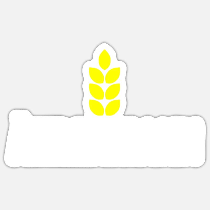 Ährenmann Hell Sticker Größe S (10 x 10 cm)