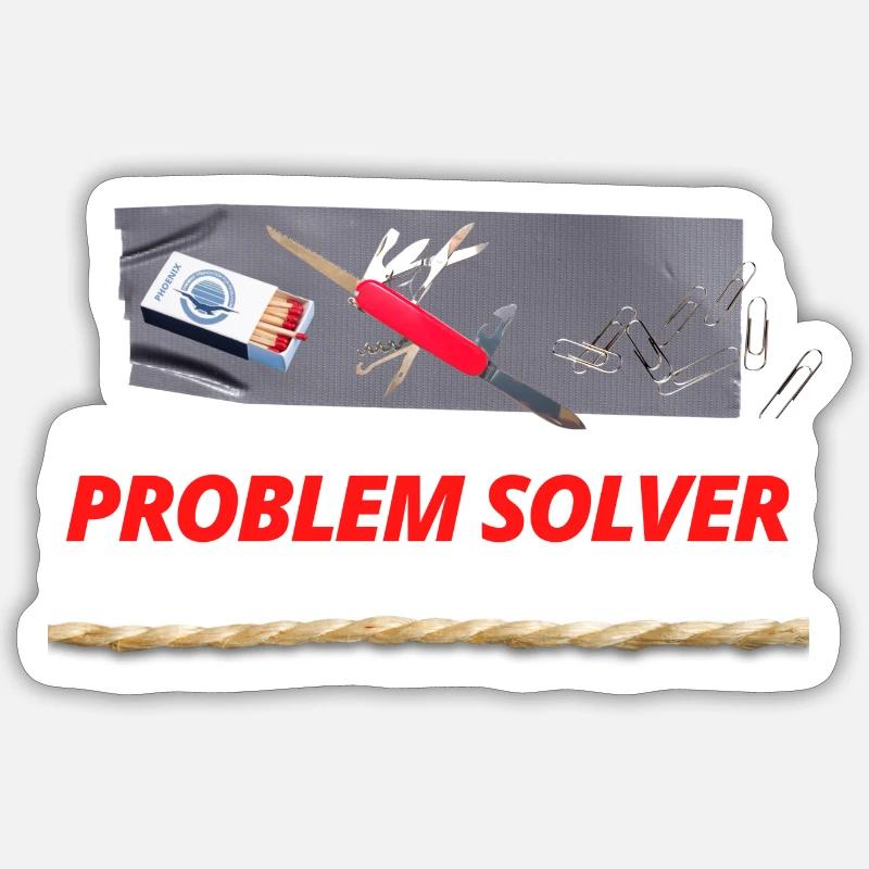 OUTILS DE RÉSOLUTION DE PROBLÈMES Sticker taille S (10 x 10 cm)