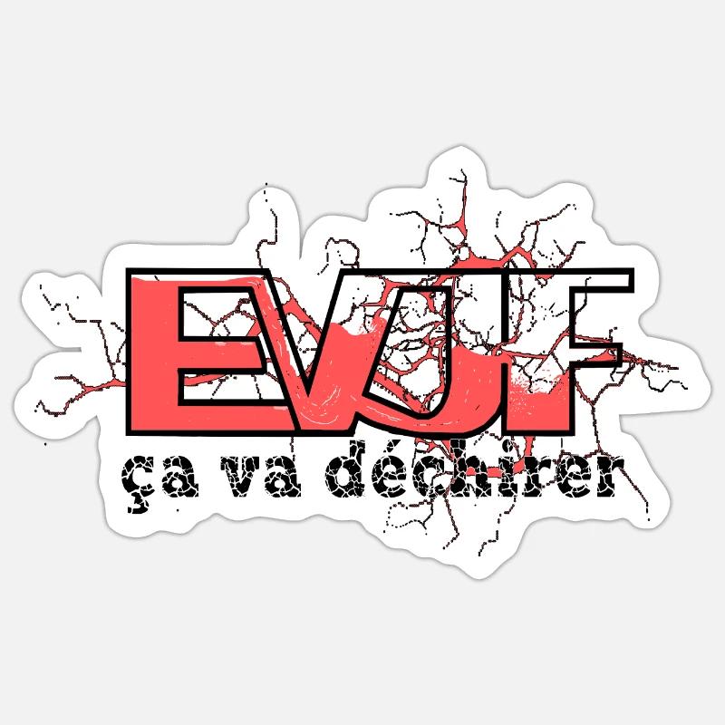 EVJF ça va déchirer Sticker taille S (10 x 10 cm)