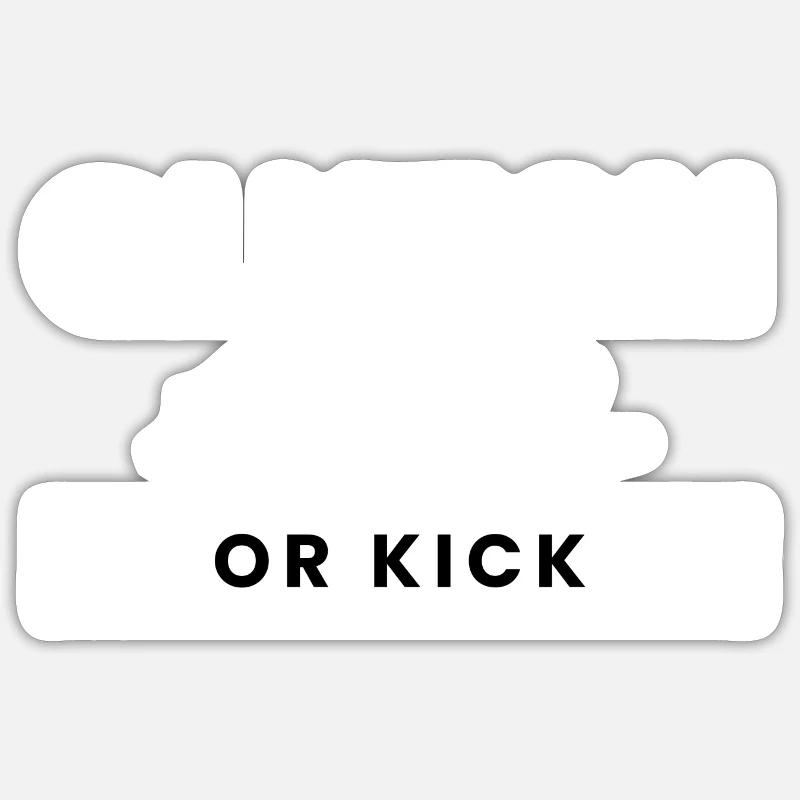 Kupplung oder Tritt Sticker Größe S (10 x 10 cm)