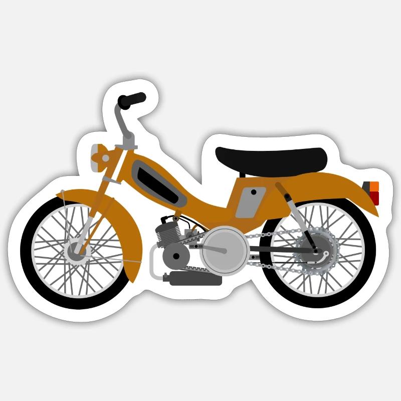 Grena Marron - Sticker taille S (10 x 10 cm) - blanc mat
