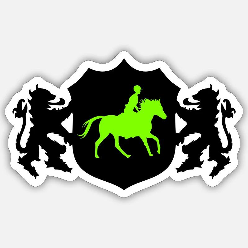 Ride - Sticker size S (10 x 10 cm) - white matte