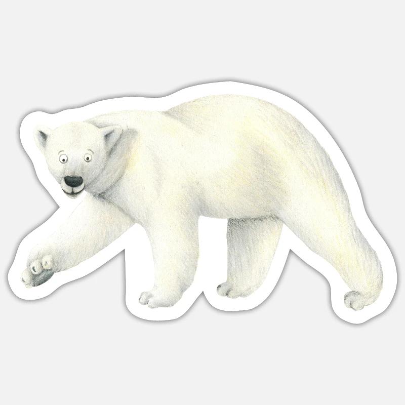 Eisbär Sticker Größe S (10 x 10 cm)