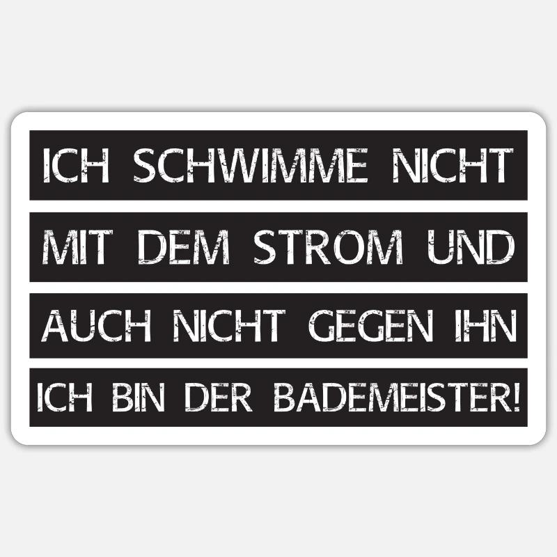 Sticker Größe S (10 x 10 cm) - 