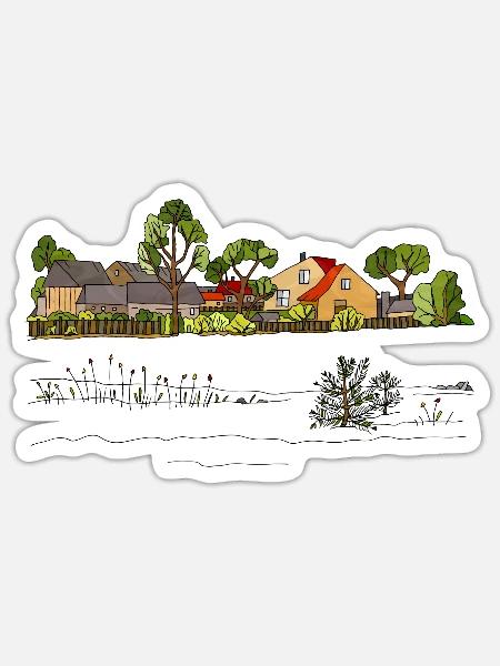  - Sticker Größe S (10 x 10 cm) - Mattweiß