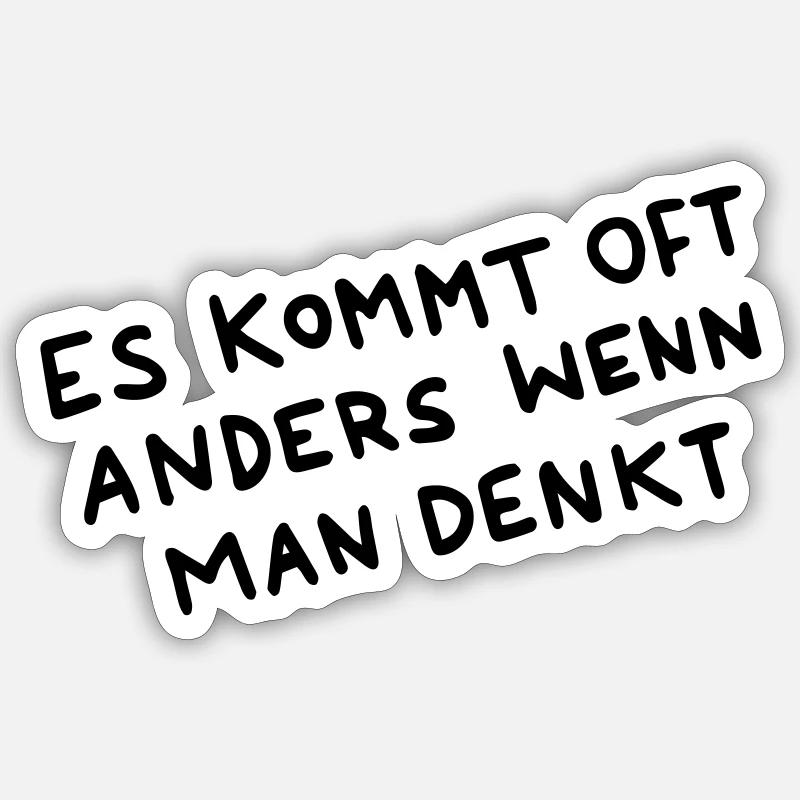 denken Sticker Größe S (10 x 10 cm)