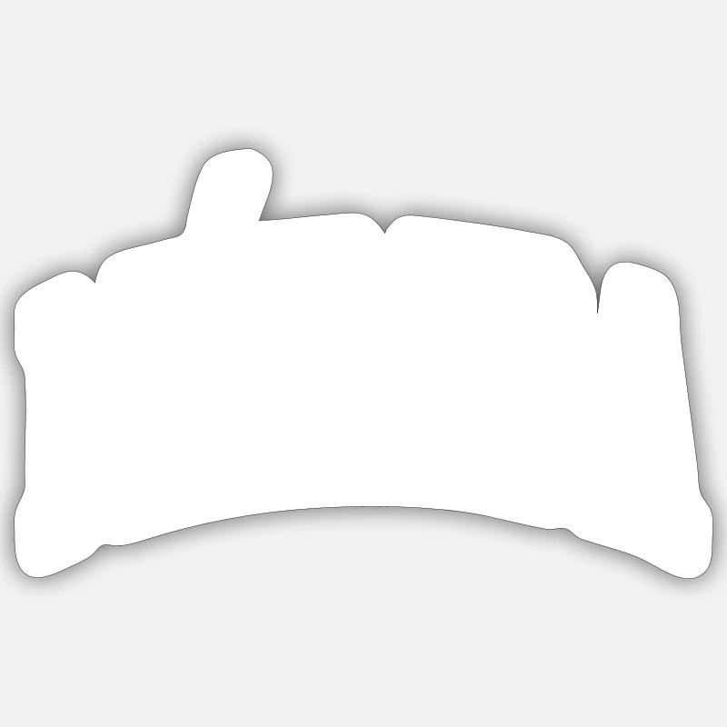 Mérida - Sticker Größe S (10 x 10 cm) - Mattweiß