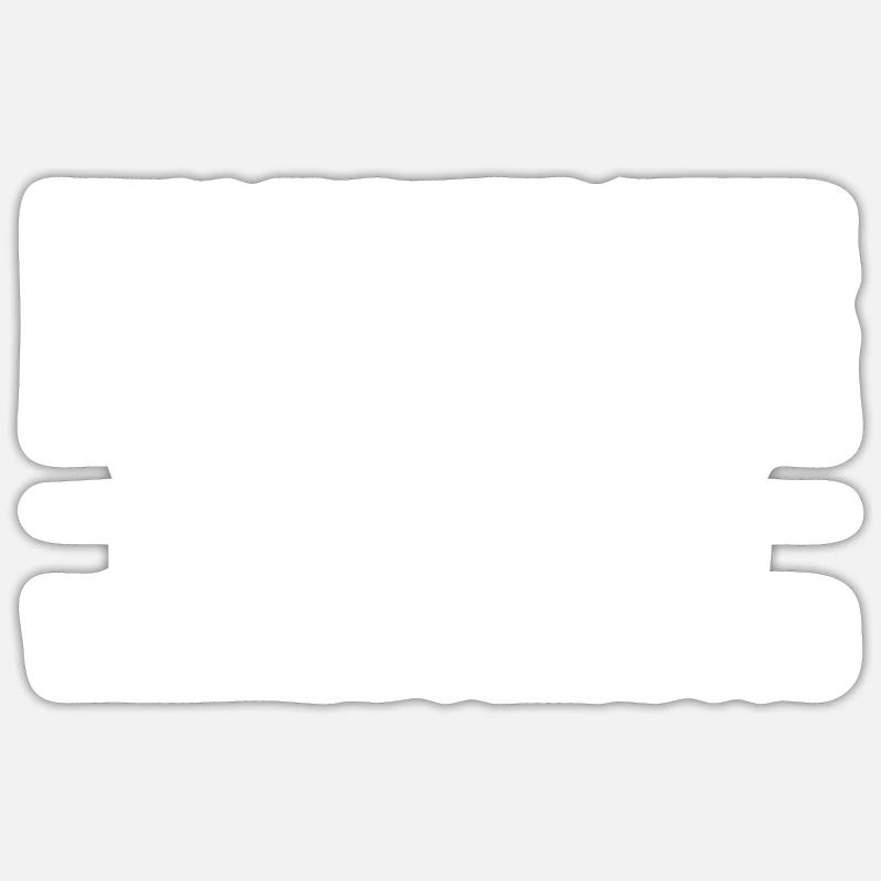 Dachdecker Beruf Dachdecken Geschenk - Sticker Größe S (10 x 10 cm) - Mattweiß