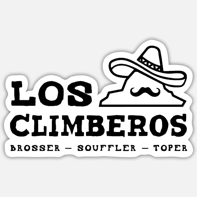 Los Climberos Sticker size S (10 x 10 cm)