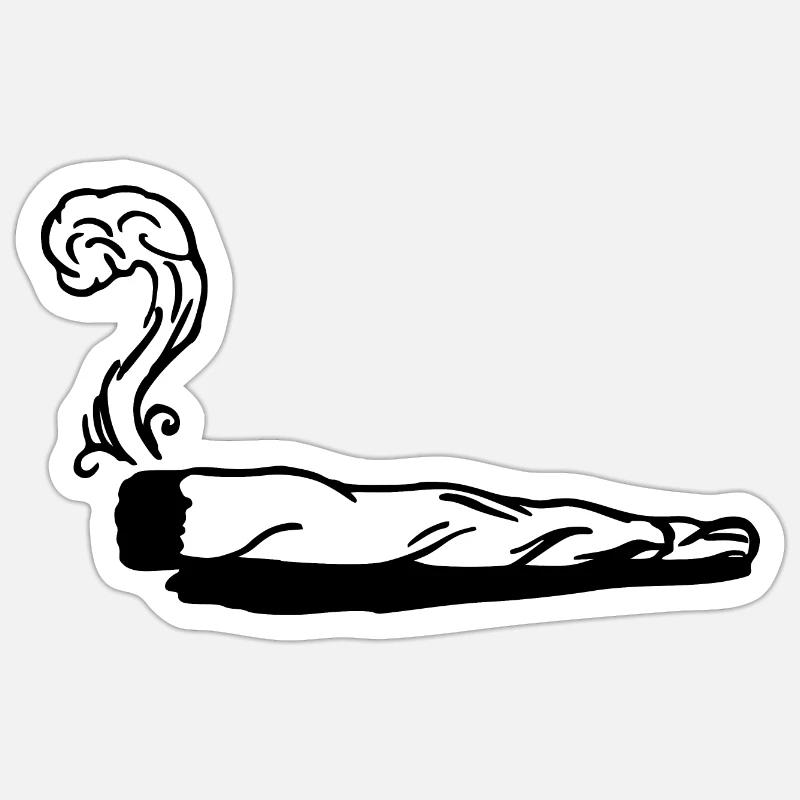 Articulation - Sticker taille S (10 x 10 cm) - blanc mat