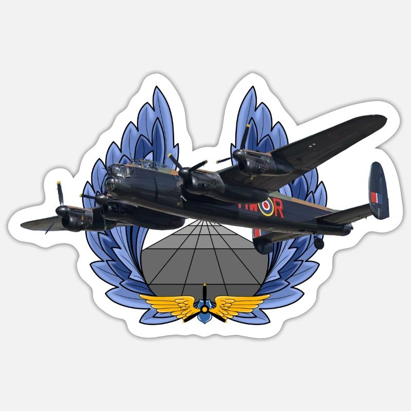 Lancaster - Sticker size S (10 x 10 cm) - white matte