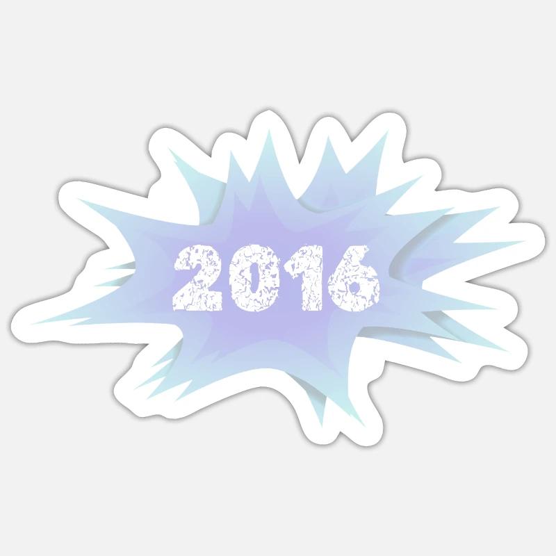 Speech bubble 2016 Sticker size S (10 x 10 cm)