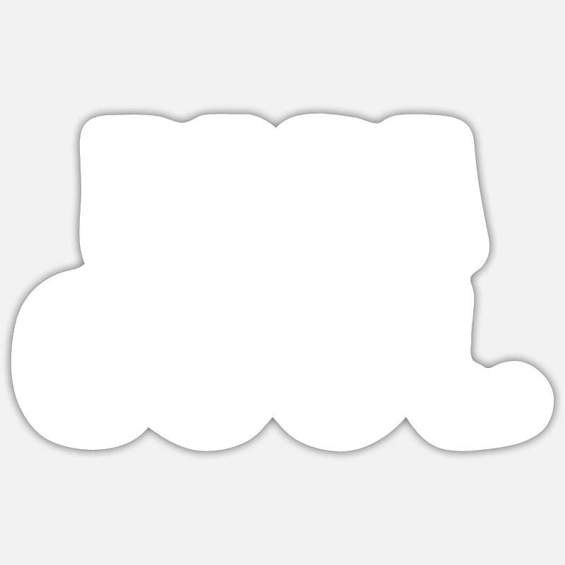 papa cool - Sticker taille S (10 x 10 cm) - blanc mat