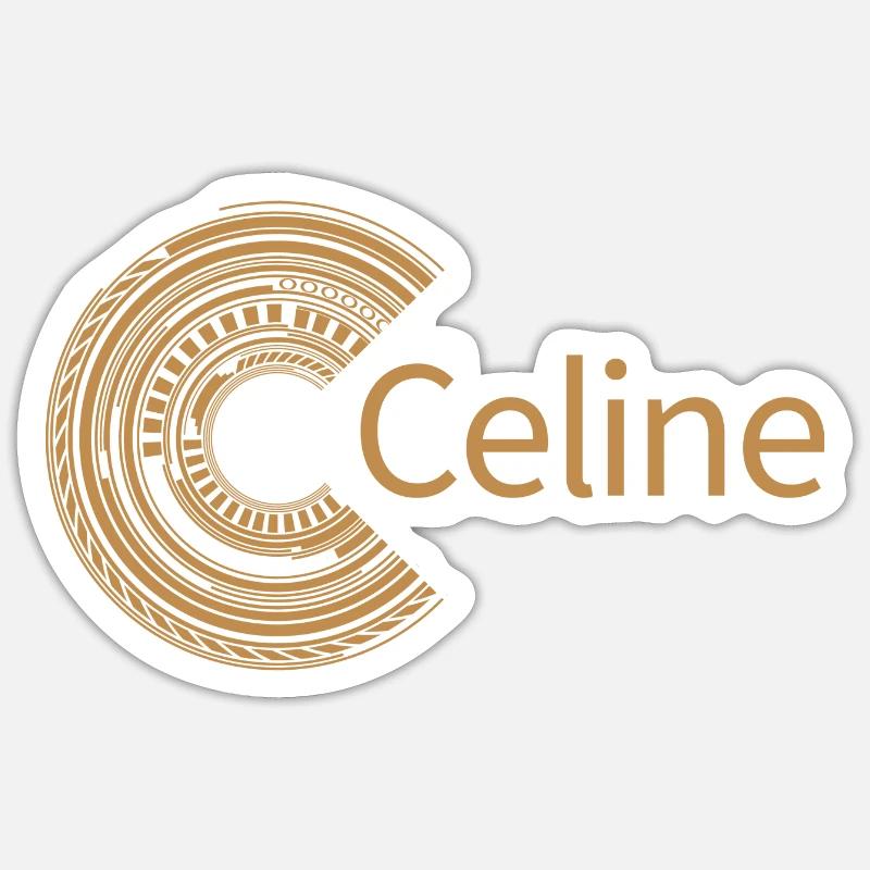 Pour Céline - Sticker taille S (10 x 10 cm) - blanc mat