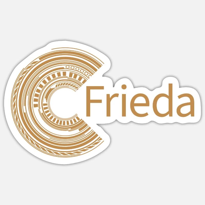 Für Frieda Sticker Größe S (10 x 10 cm)