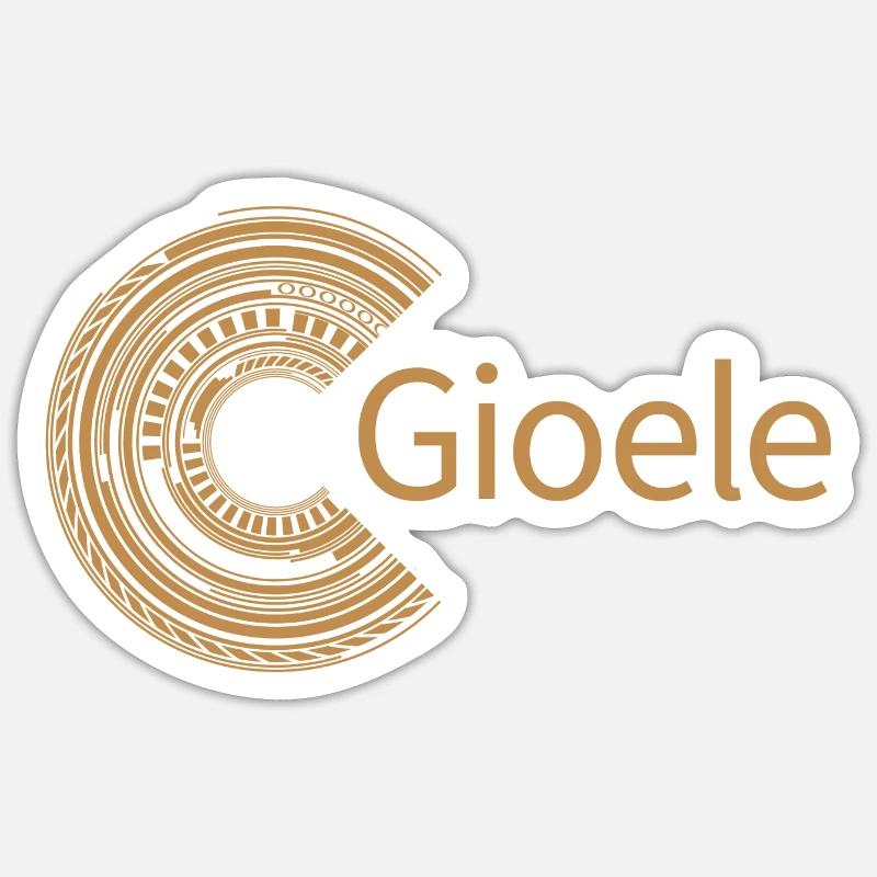 Pour Gioele - Sticker taille S (10 x 10 cm) - blanc mat