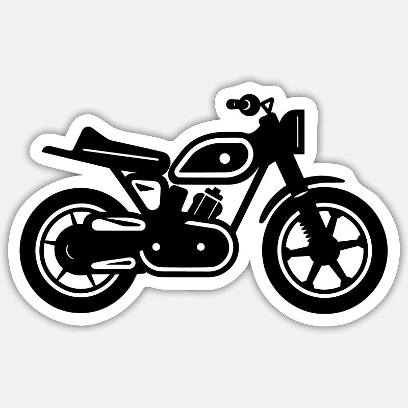 Motorrad Sticker Größe S (10 x 10 cm)