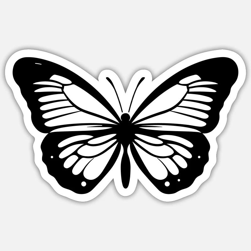 Butterfly Sticker size S (10 x 10 cm)