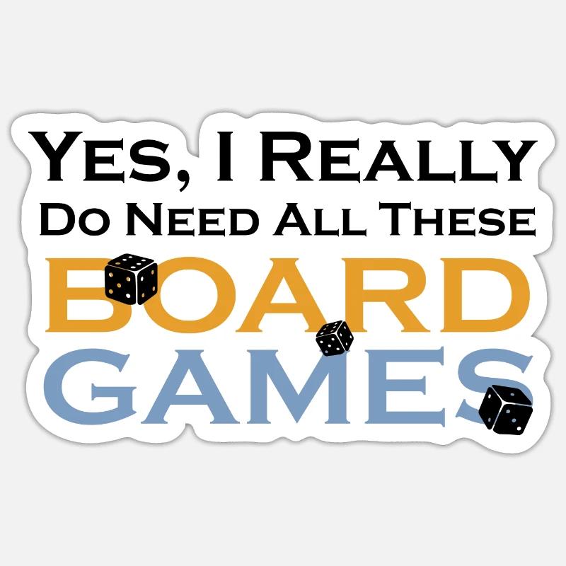 boardgame chess backgammon game night Sticker Größe S (10 x 10 cm)