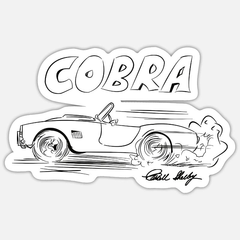 AC Cobra Comic Legend Gift Sticker size S (10 x 10 cm)