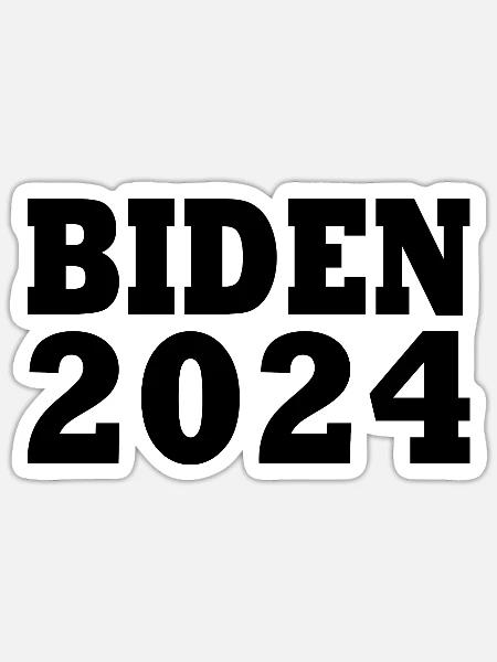Joe biden 2024 - Sticker Größe S (10 x 10 cm) - Mattweiß