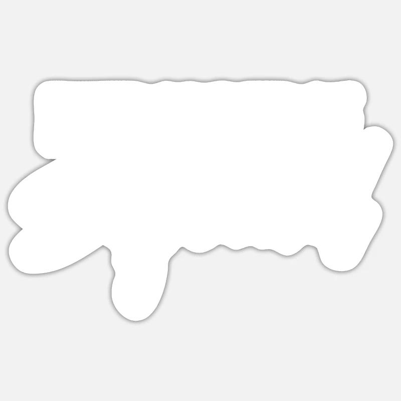 Escouade Neurodiverse - Sticker taille S (10 x 10 cm) - blanc mat