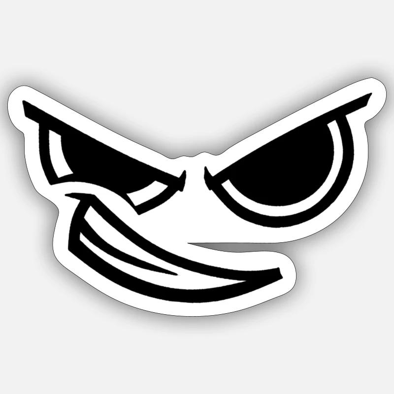 ffffff Sticker Größe S (10 x 10 cm)