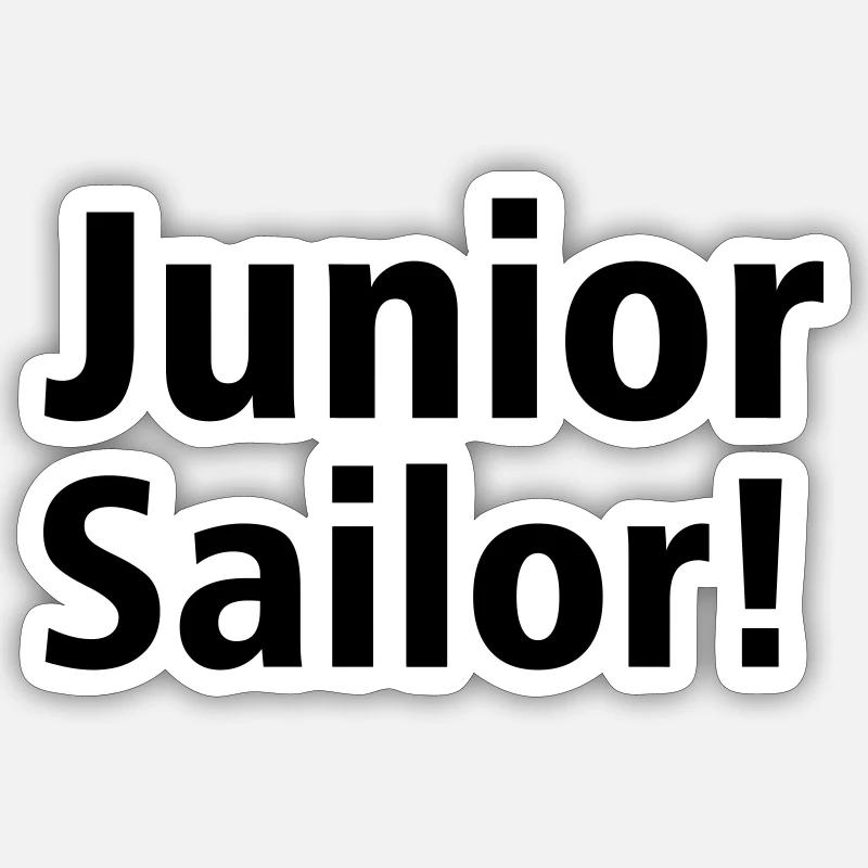junior sailor Sticker size S (10 x 10 cm)