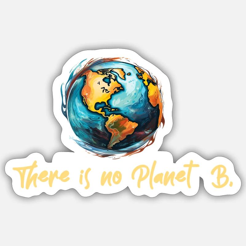 Il n’y a pas de planète B Sticker taille S (10 x 10 cm)
