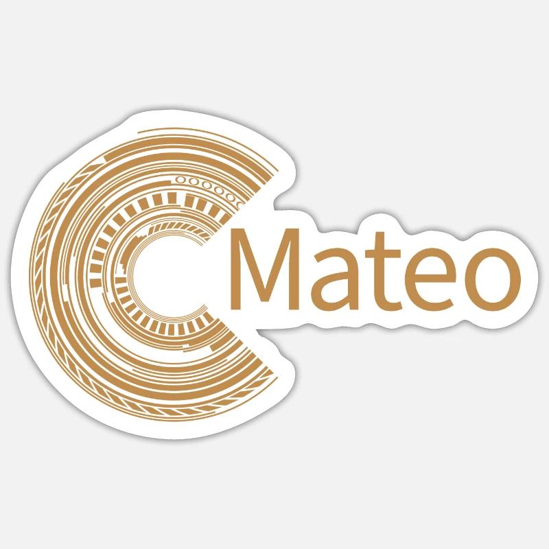 Pour Mateo Sticker taille S (10 x 10 cm)