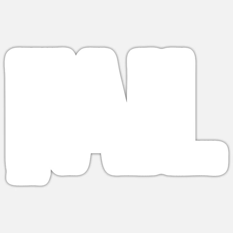 FAIL - Sticker size S (10 x 10 cm) - white matte