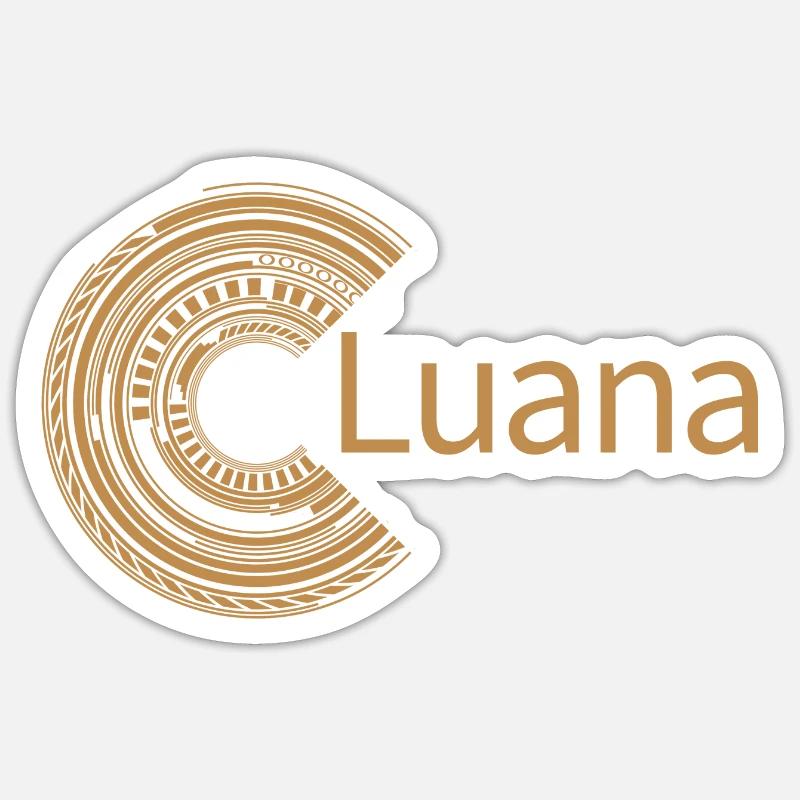 For Luana - Sticker size S (10 x 10 cm) - white matte