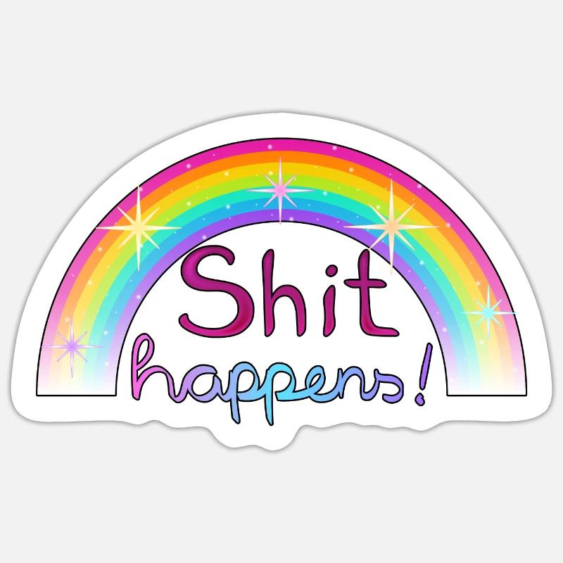 La merde arrive! Sticker taille S (10 x 10 cm)