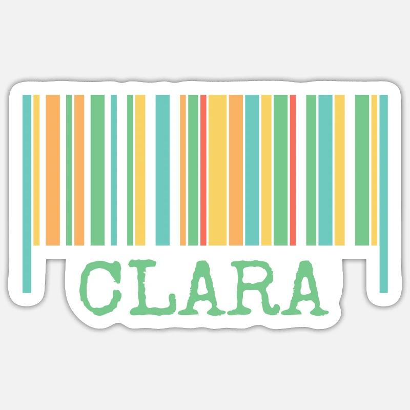 Gift for Clara Sticker size S (10 x 10 cm)