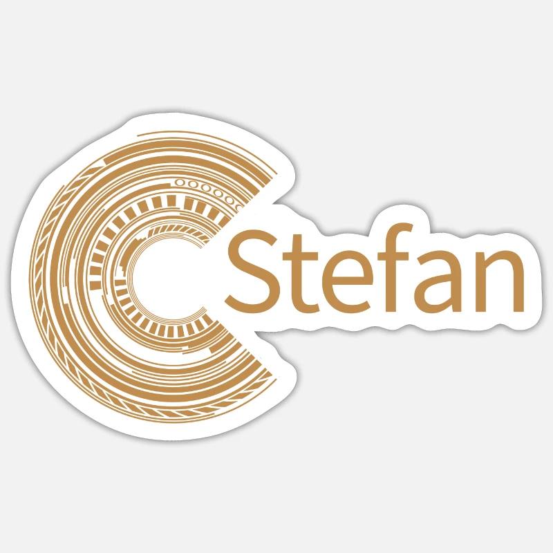 For Stefan - Sticker size S (10 x 10 cm) - white matte