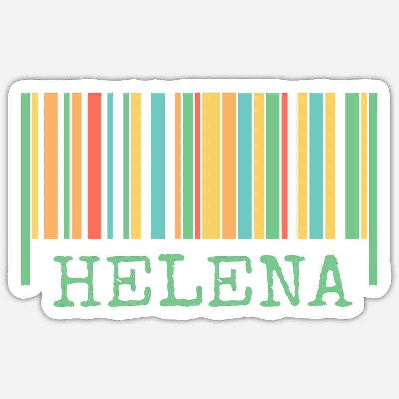 Gift for Helena - Sticker size S (10 x 10 cm) - white matte