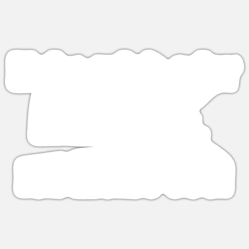 Liebe mich oder hasse mich, ich bleibe cool Sticker Größe S (10 x 10 cm)