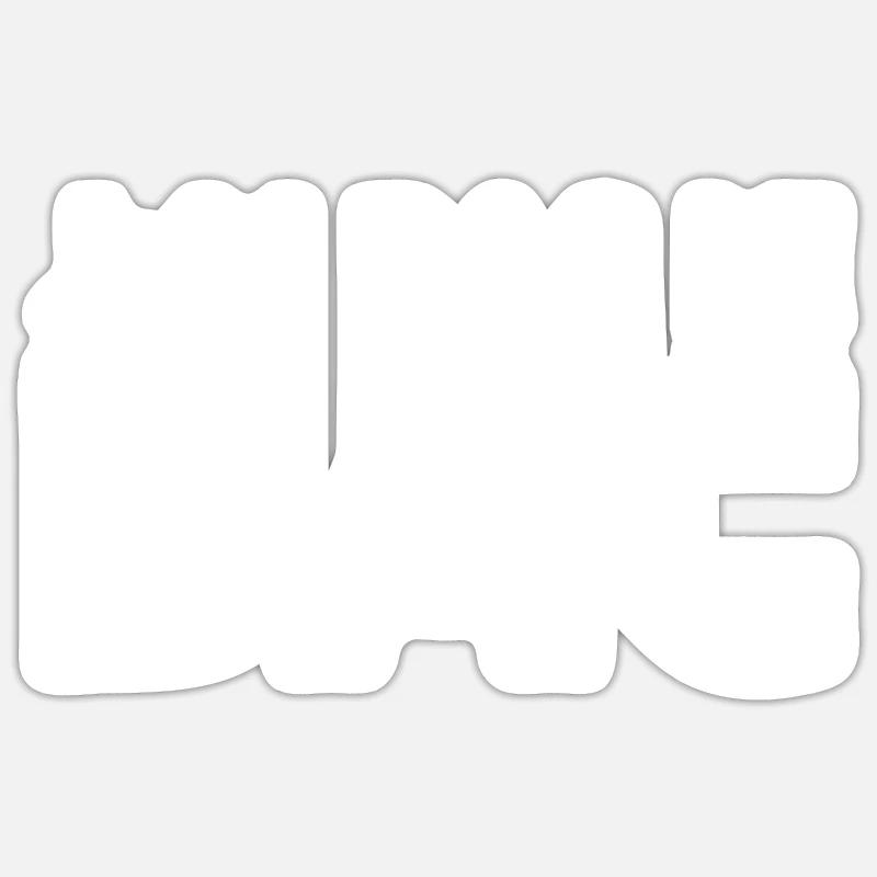 j'ai pas le bac - Sticker taille S (10 x 10 cm) - blanc mat
