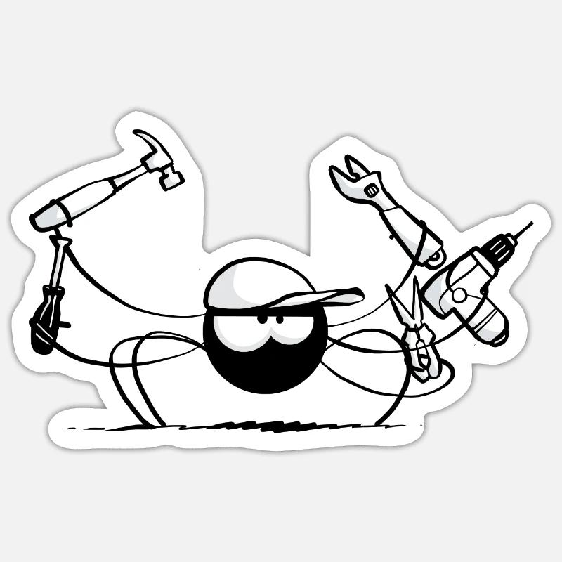 Sticker taille S (10 x 10 cm) - 