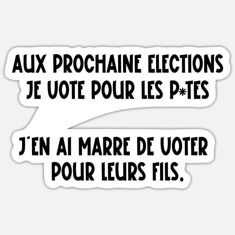 Sticker taille S (10 x 10 cm) - 